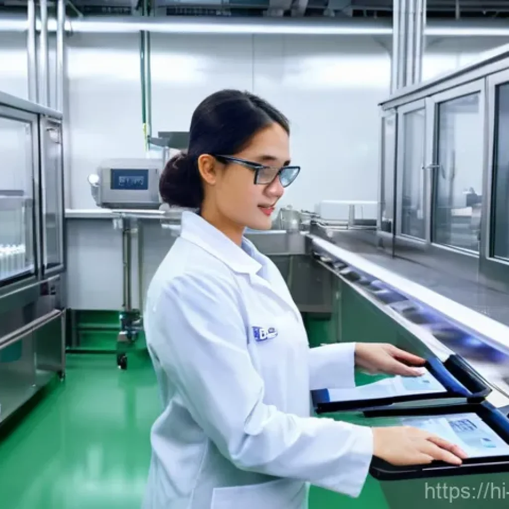 식품기사 자격증 취득 방법 - **Prompt for: Food Engineer Ensuring Quality and Safety**
    "A confident female food engineer, in ...