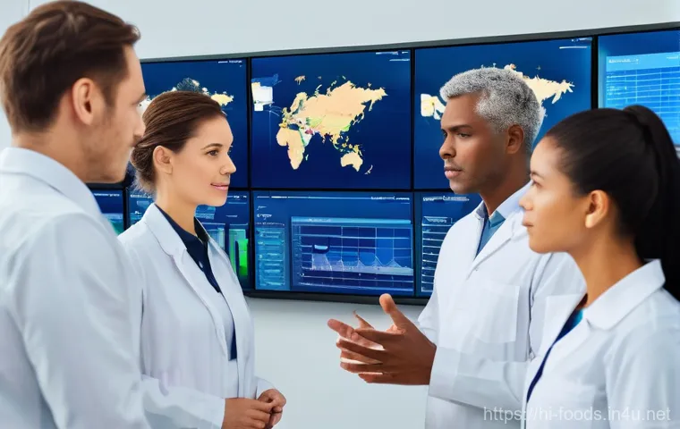 식품안전관리자 업무 경험 공유 - **Prompt:** "A highly dedicated and focused female Food Safety Manager, in her late 30s to early 40s...