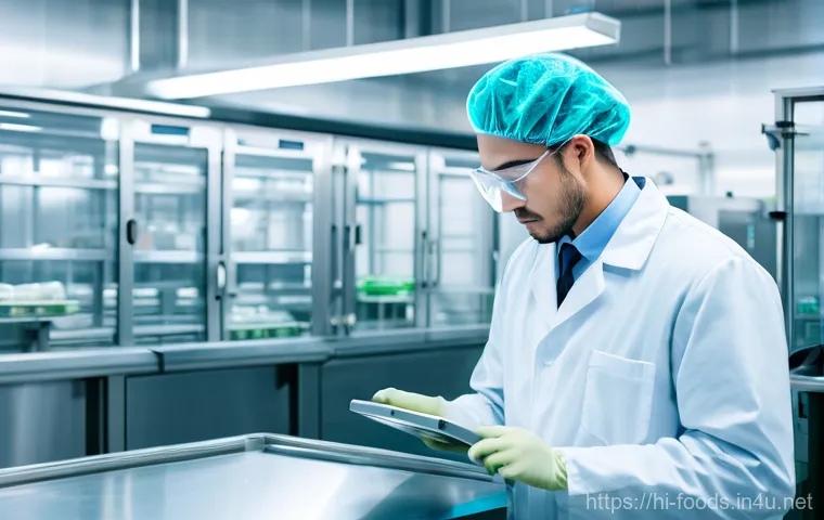 HACCP 실무 이론 핵심 요약 - "A Family's Approach to Safe Home Cooking"**
    "A bright, clean, and modern kitchen with a diverse...